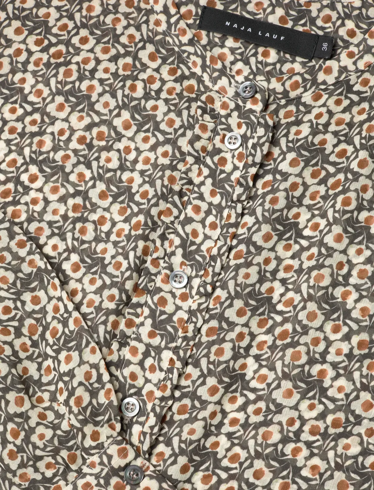 ELLA BLOUSE NIGHT FLOWER - Langærmede