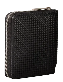 EMBOSSED WOVEN ZIP BILLFOLD - Kortholdere