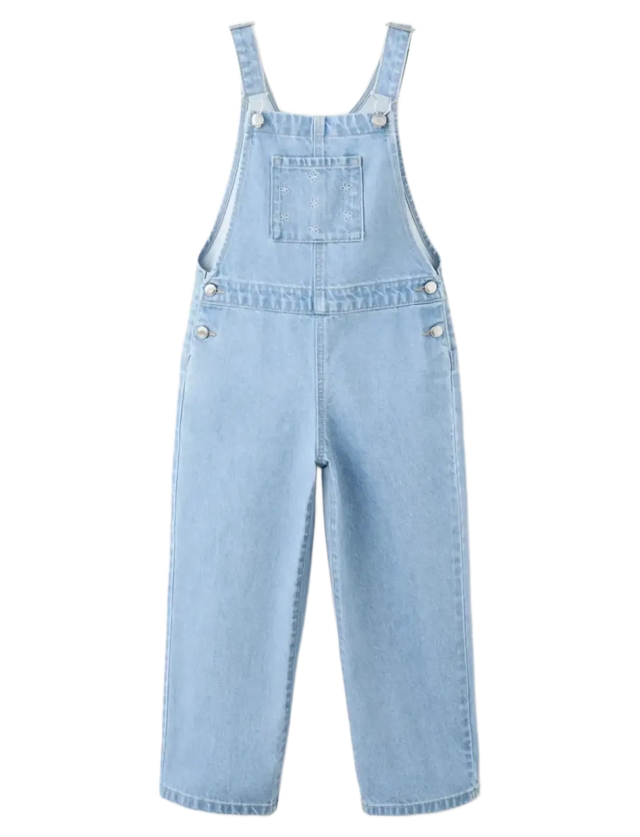 Embroidered denim dungarees - Underdele