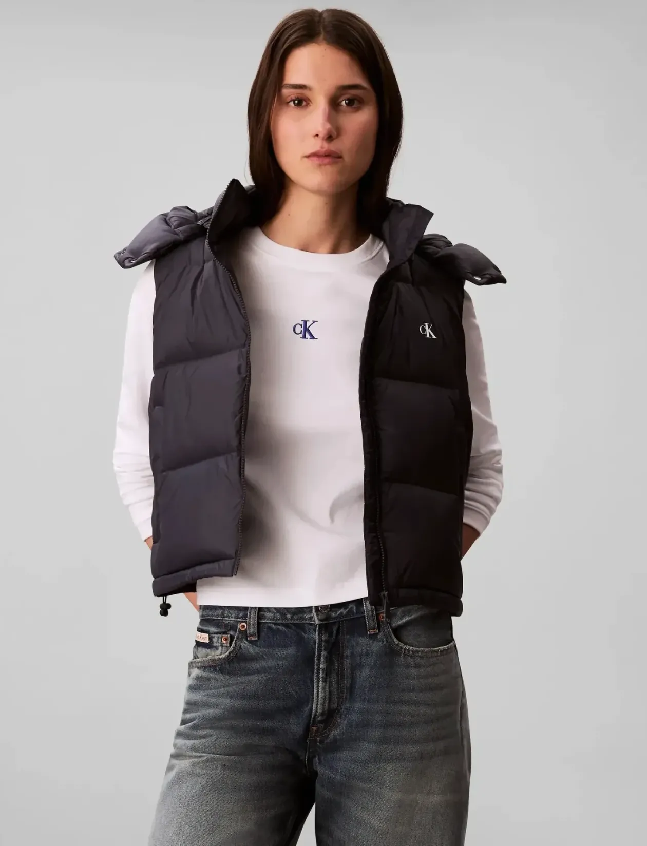 ESSENTIAL MIDWEIGHT PUFFER VEST - Vatterede veste