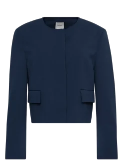 EU STRETCH CREPE LADY JACKET - Korte blazere