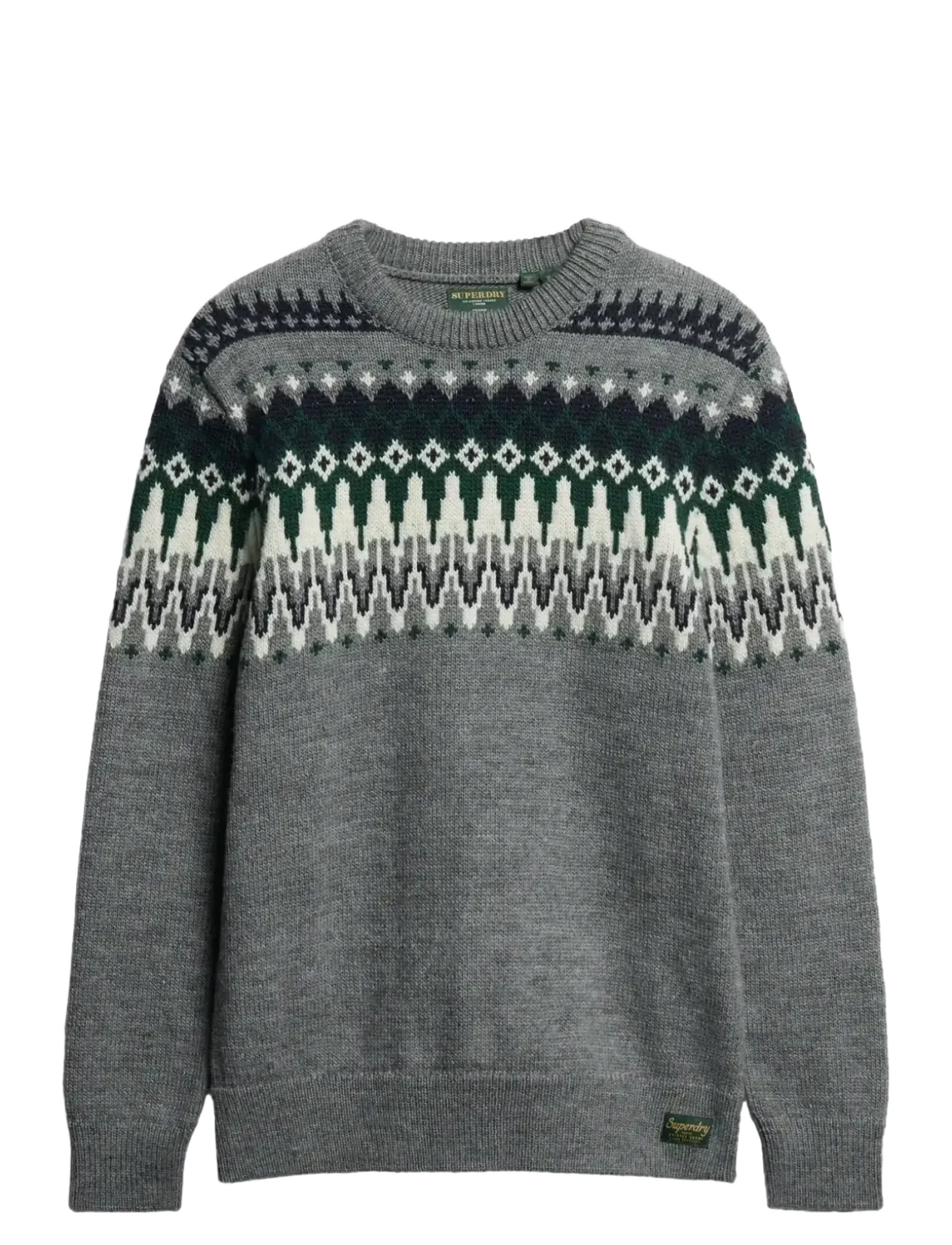 FAIRISLE KNIT CREW JUMPER - Rund hals