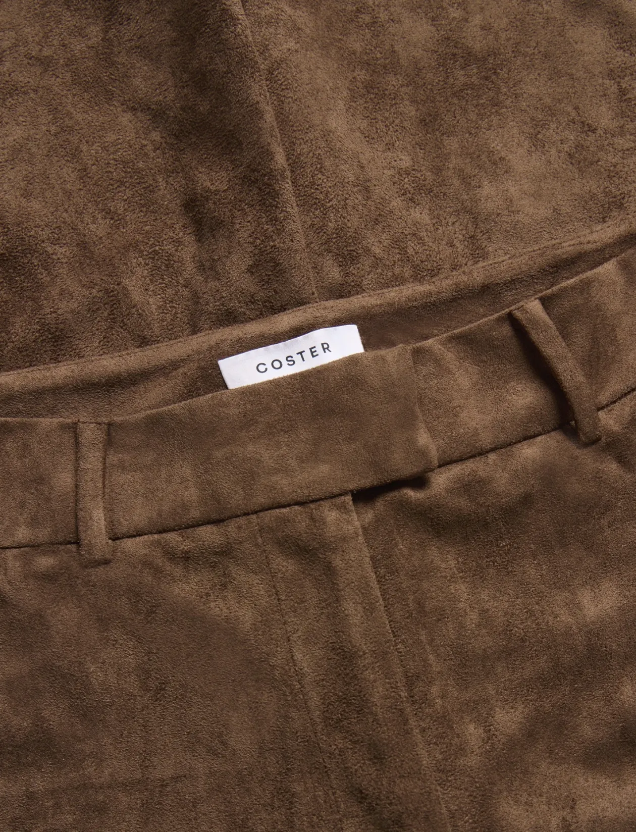 Faux suede shorts - Casual shorts
