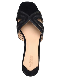 Fay Suede & Leather Multistrap Sandal - Mules med hæle