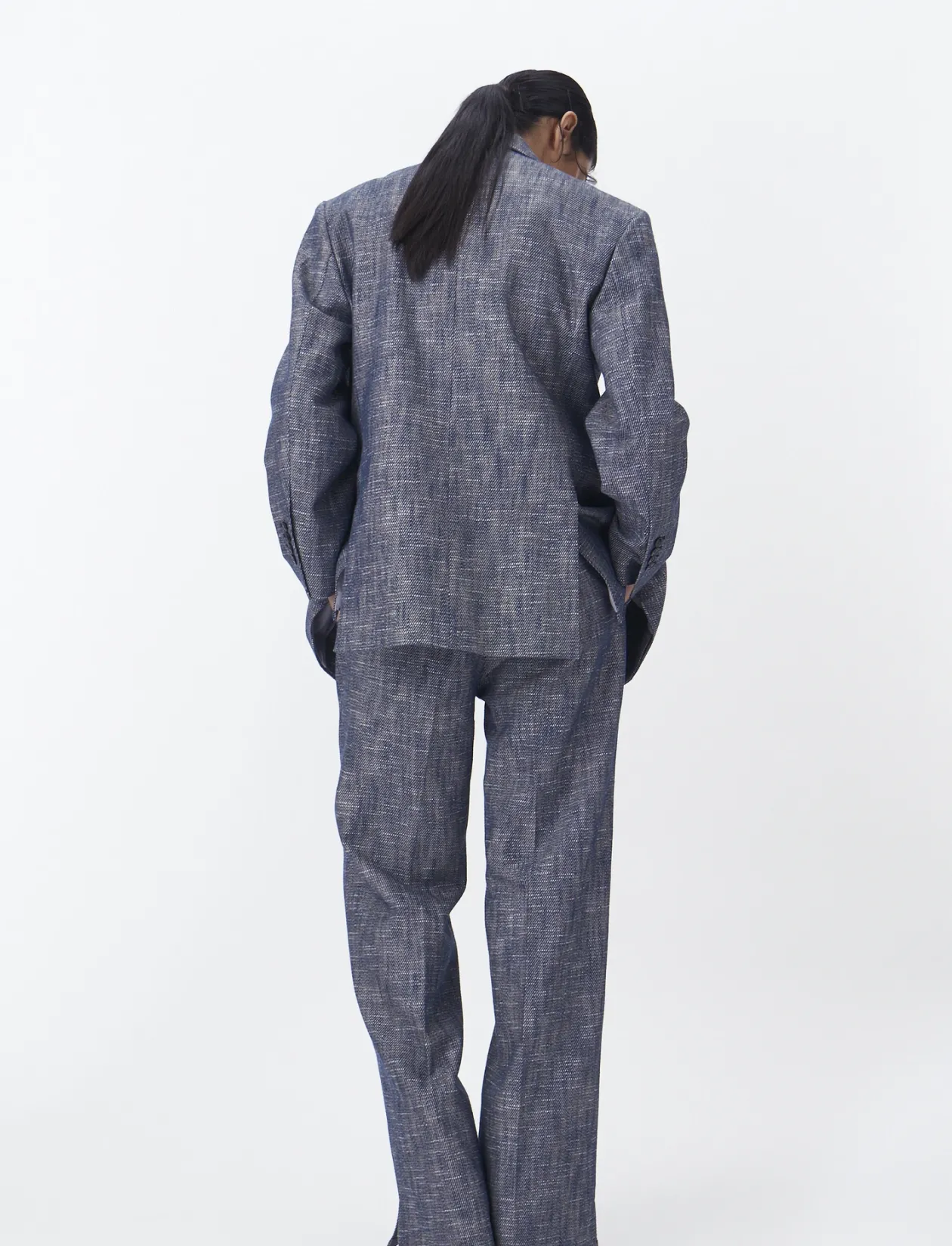 FEODORA BLAZER ROUGH TWILL - Enkeltradede blazere