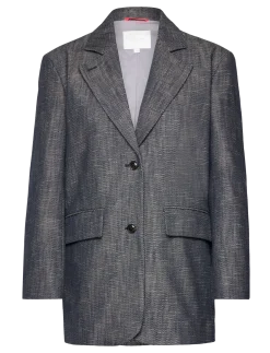 FEODORA BLAZER ROUGH TWILL - Enkeltradede blazere