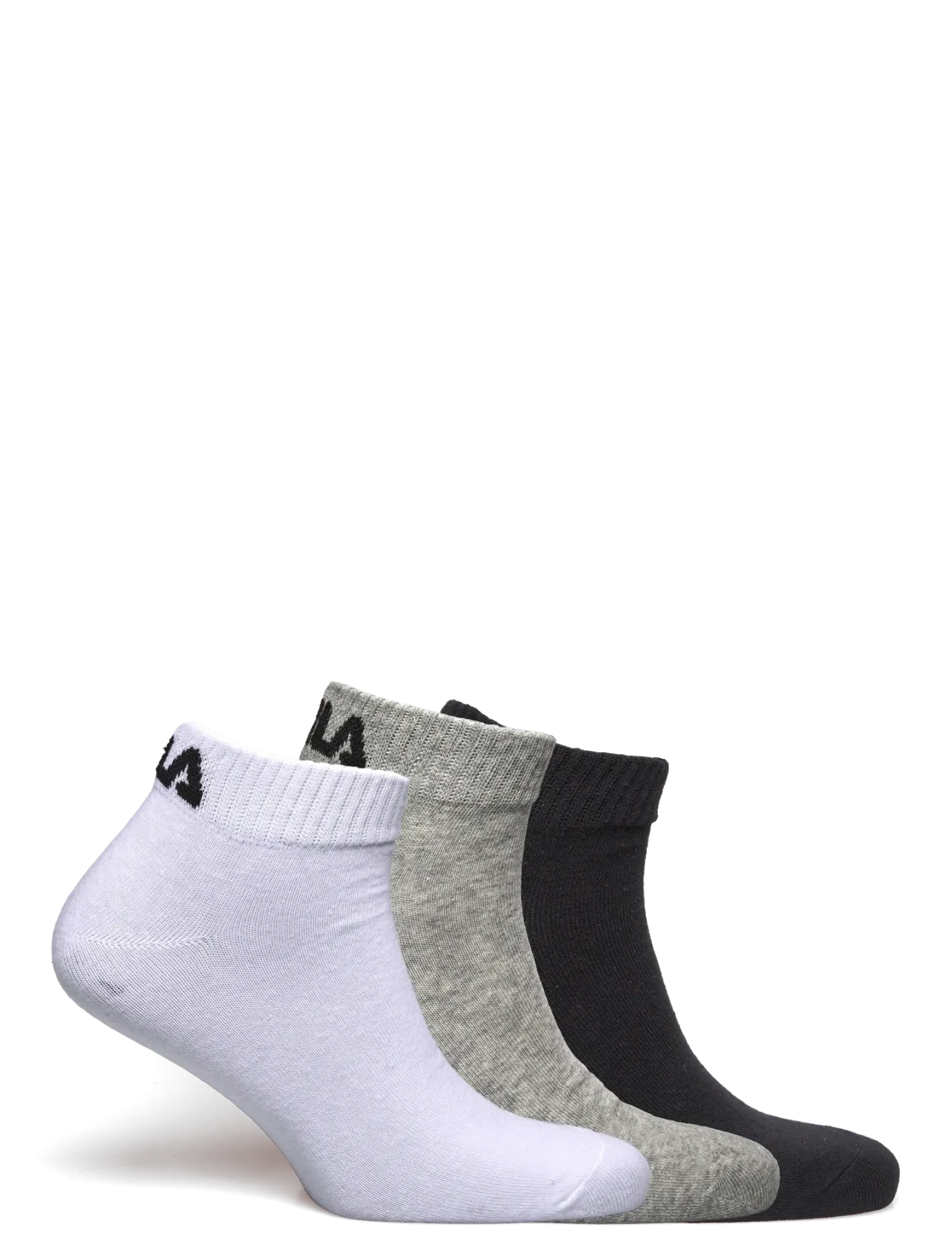 FILA 3pk Quarter Plain Socks - Strømper
