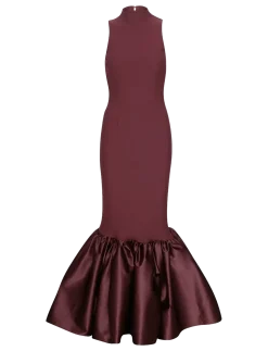 FITTED MAXI DRESS - Maxikjoler