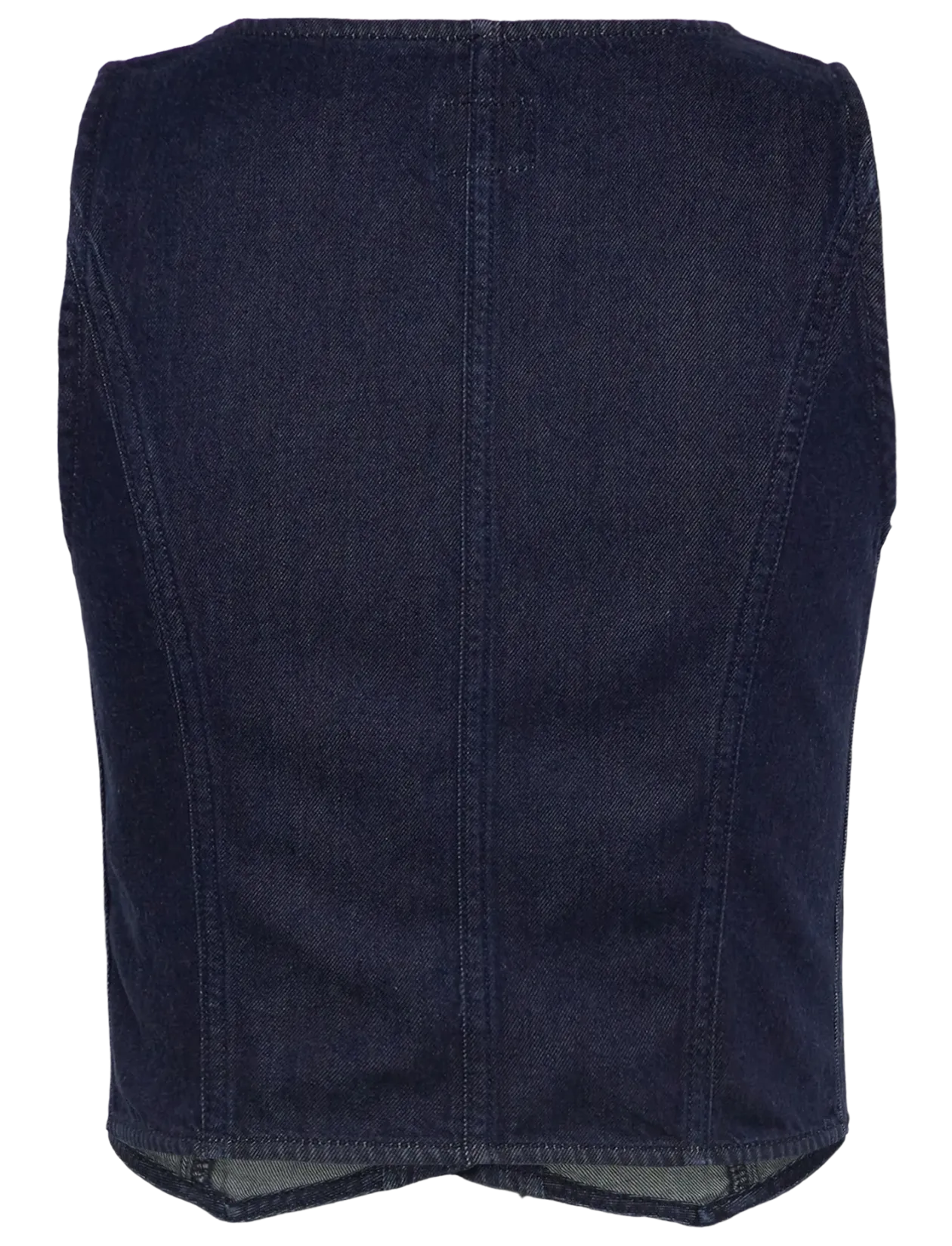 FITTED VEST - Denimveste