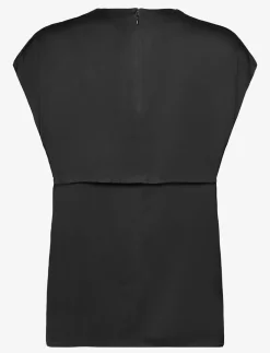 Fleur - Fluid Viscose RD - Kortærmede bluser