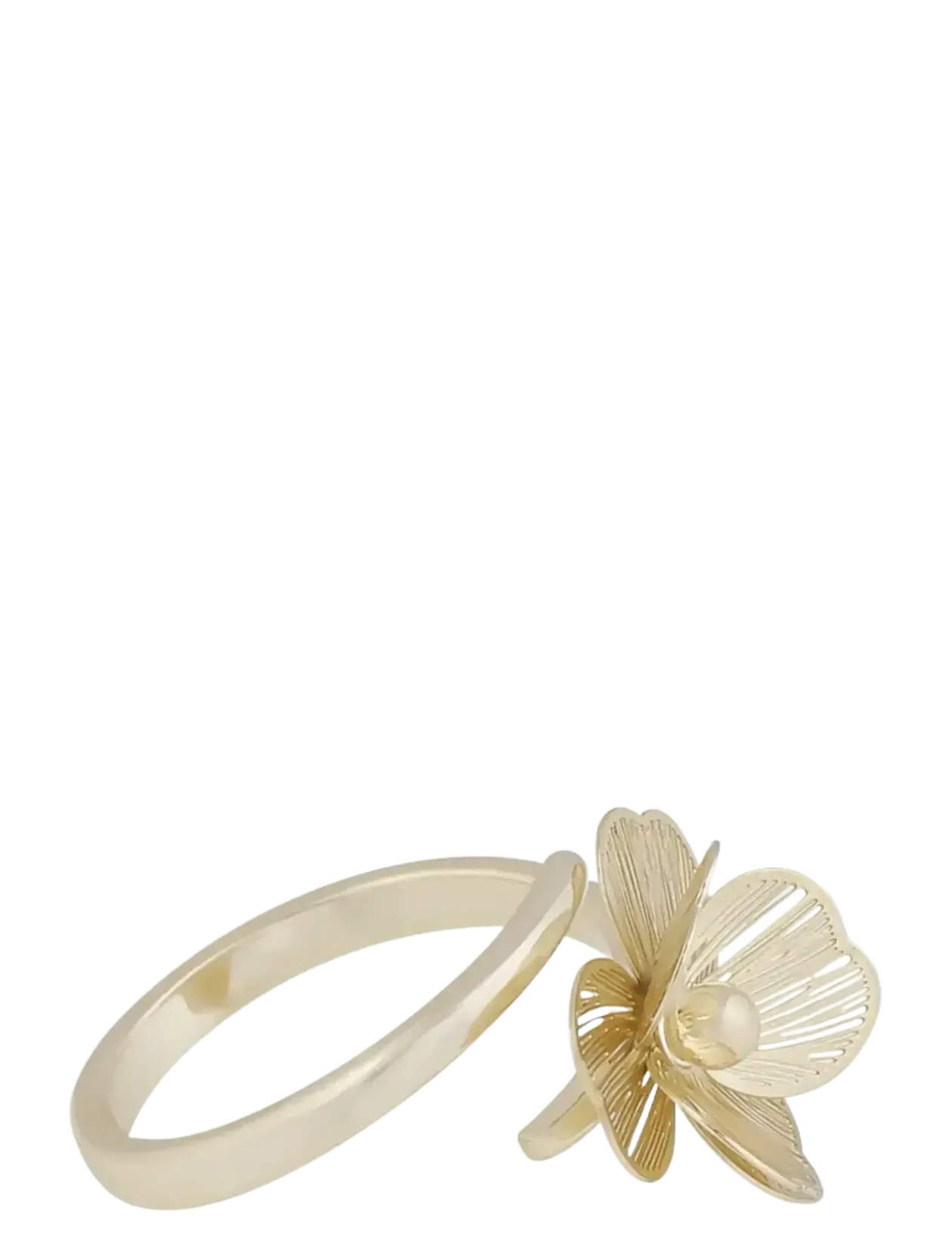 Flora petal ring plain g-One Size - Ringe