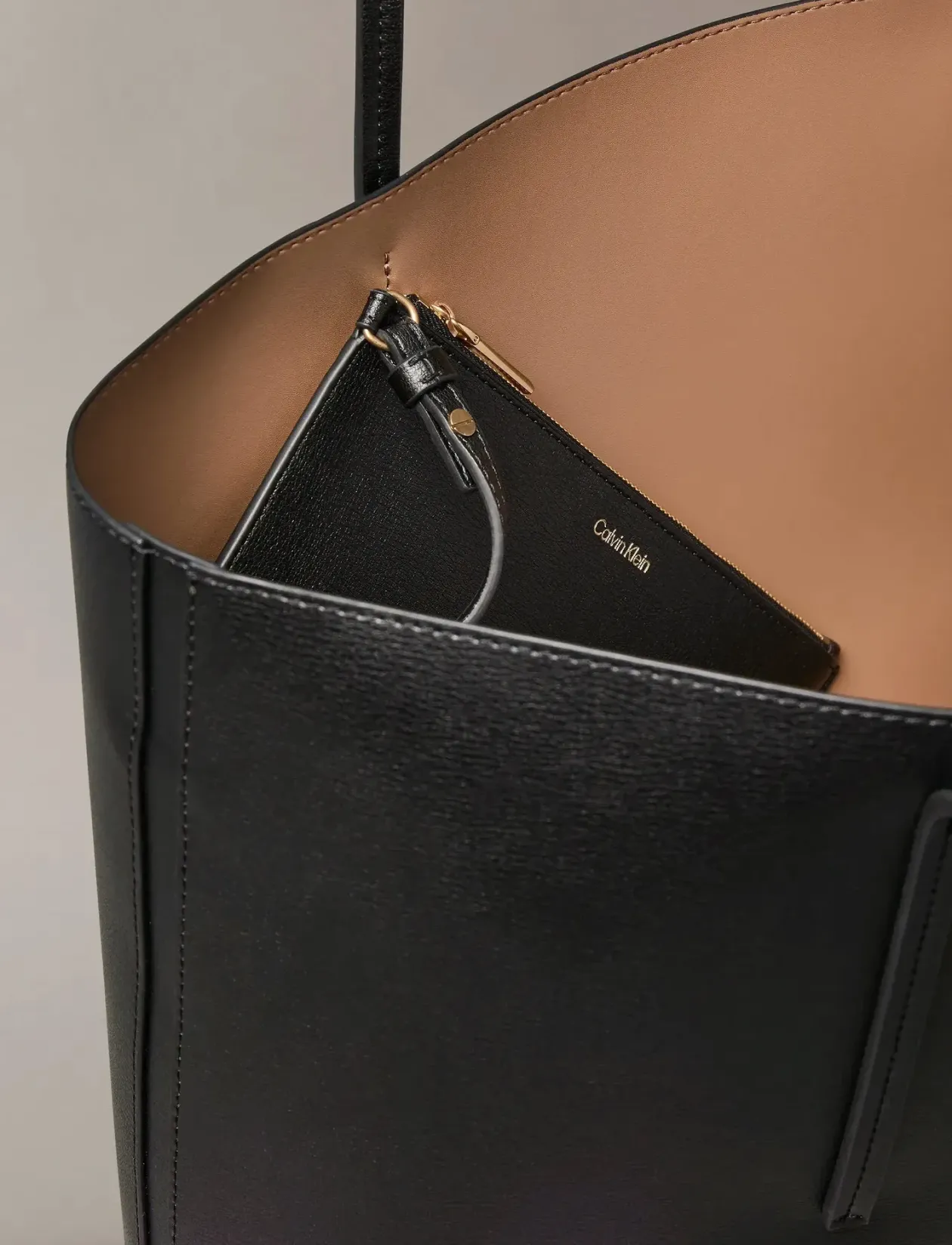 FOIL LOGO TOTE W/POUCH - Shoppere