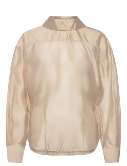 Fold Collar Blouse - Langærmede bluser