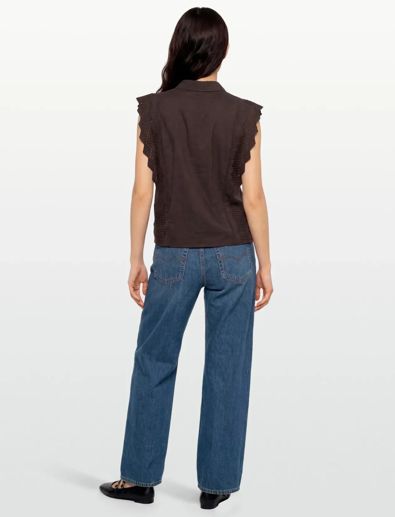 FQBINA-BLOUSE - Ærmeløse bluser