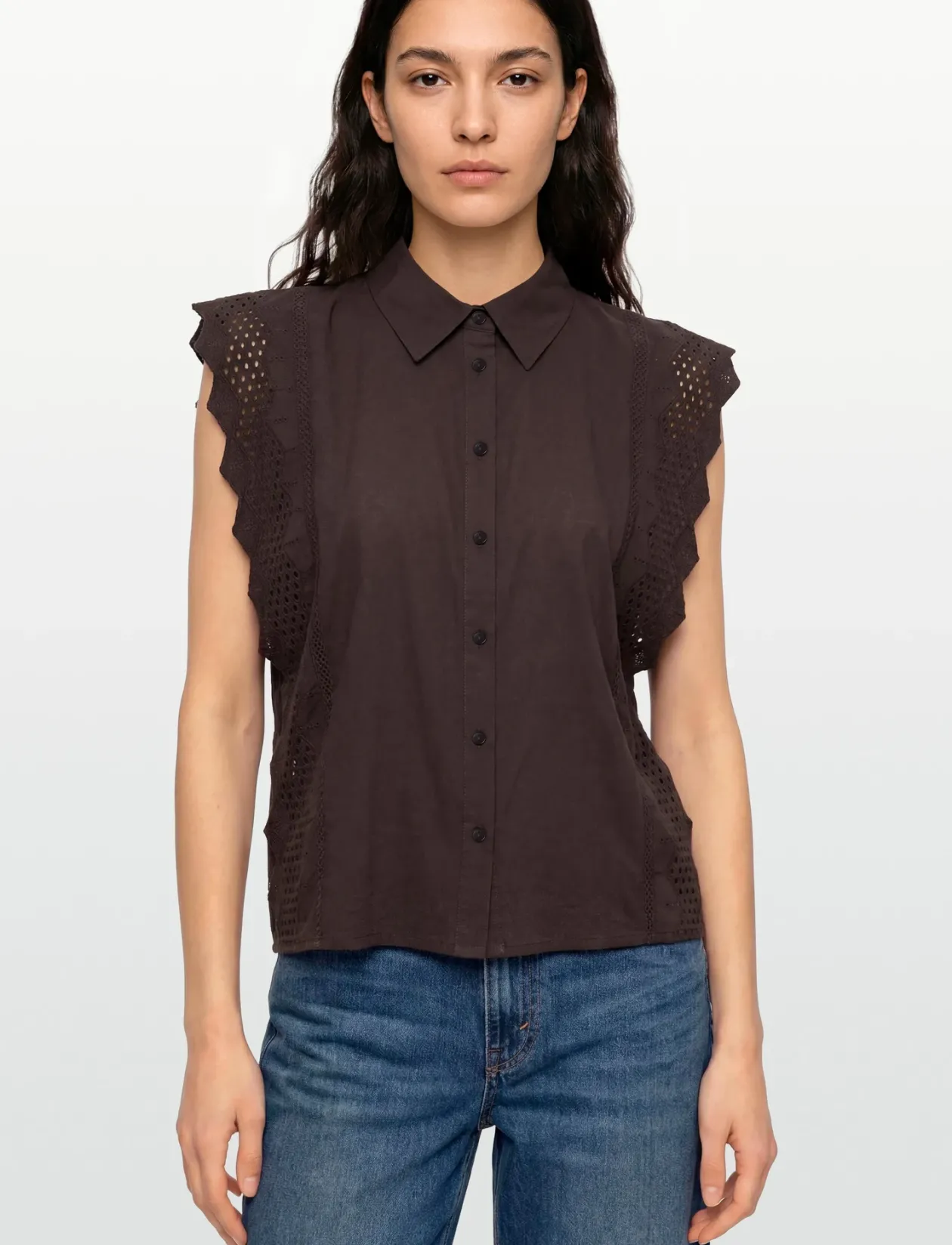 FQBINA-BLOUSE - Ærmeløse bluser