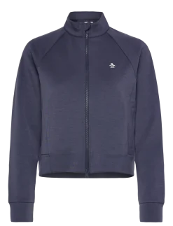 Full Zip Textured Knit Jacket - Golfjakker