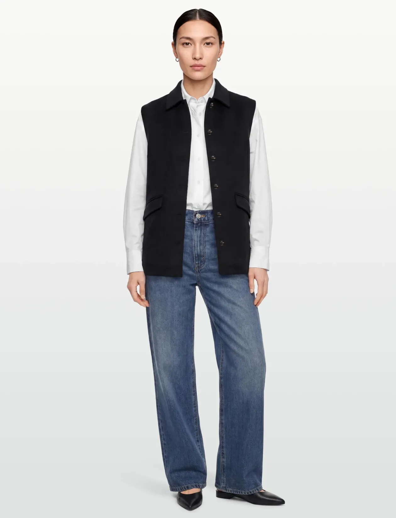 Gigi Wool Blend Vest - Blazere