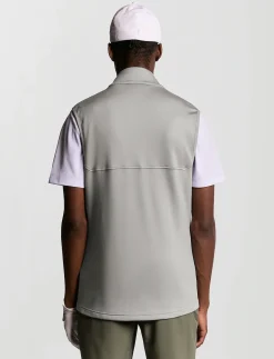 Golf Printed Windjammer Full Zip Vest - Veste