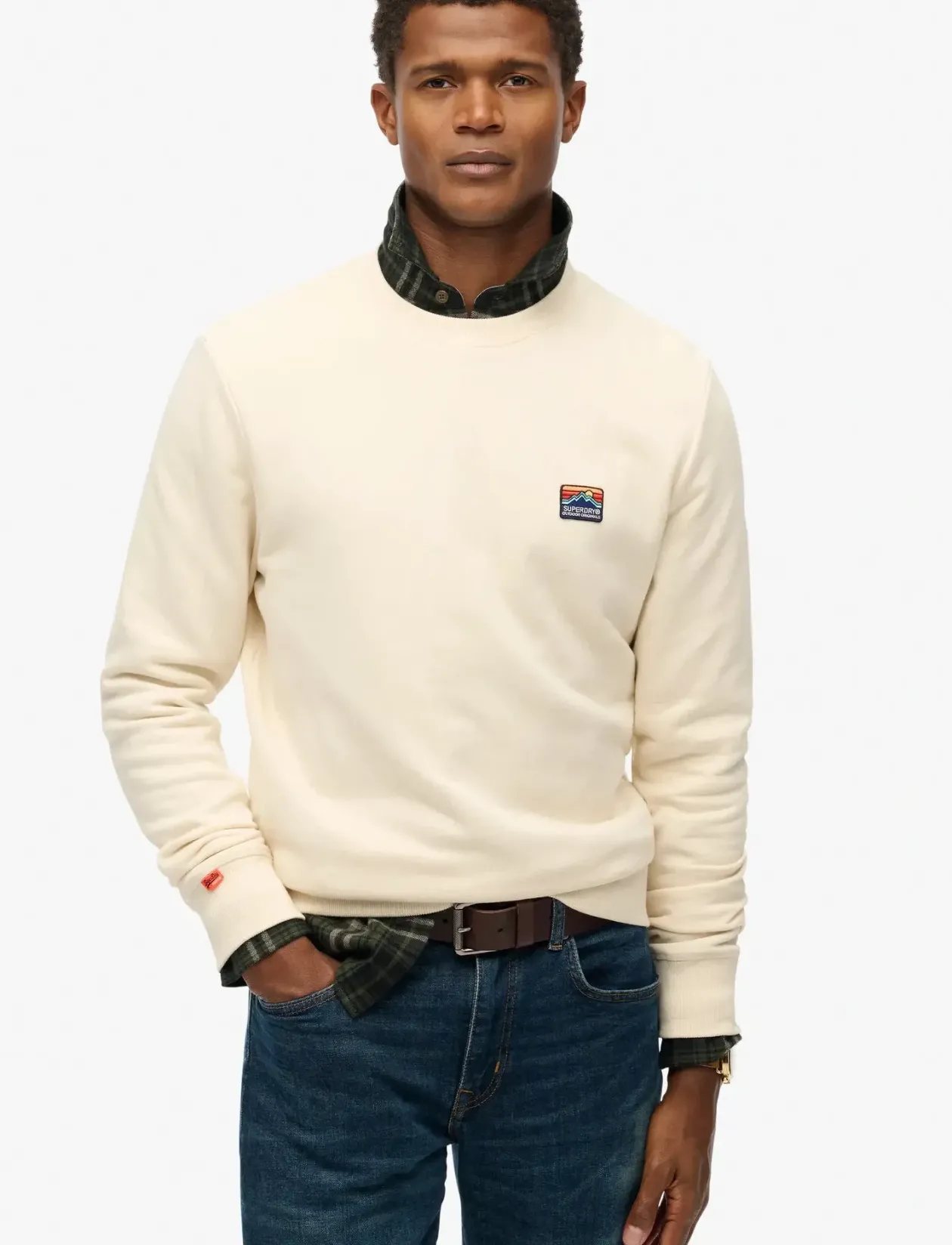 GREAT OUTDOORS EMB RLXD SWEAT - Rund hals