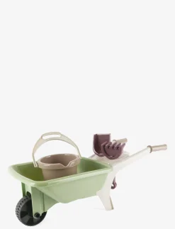 green garden wheelbarrow set -plastic wheels - Haveredskaber