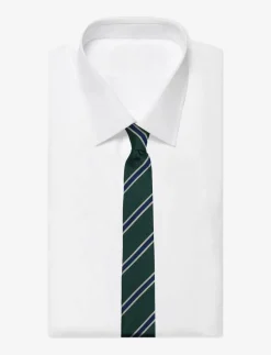 Green Striped Preppy - Slips
