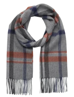 Grey Wool Scarf - Halstørklæder