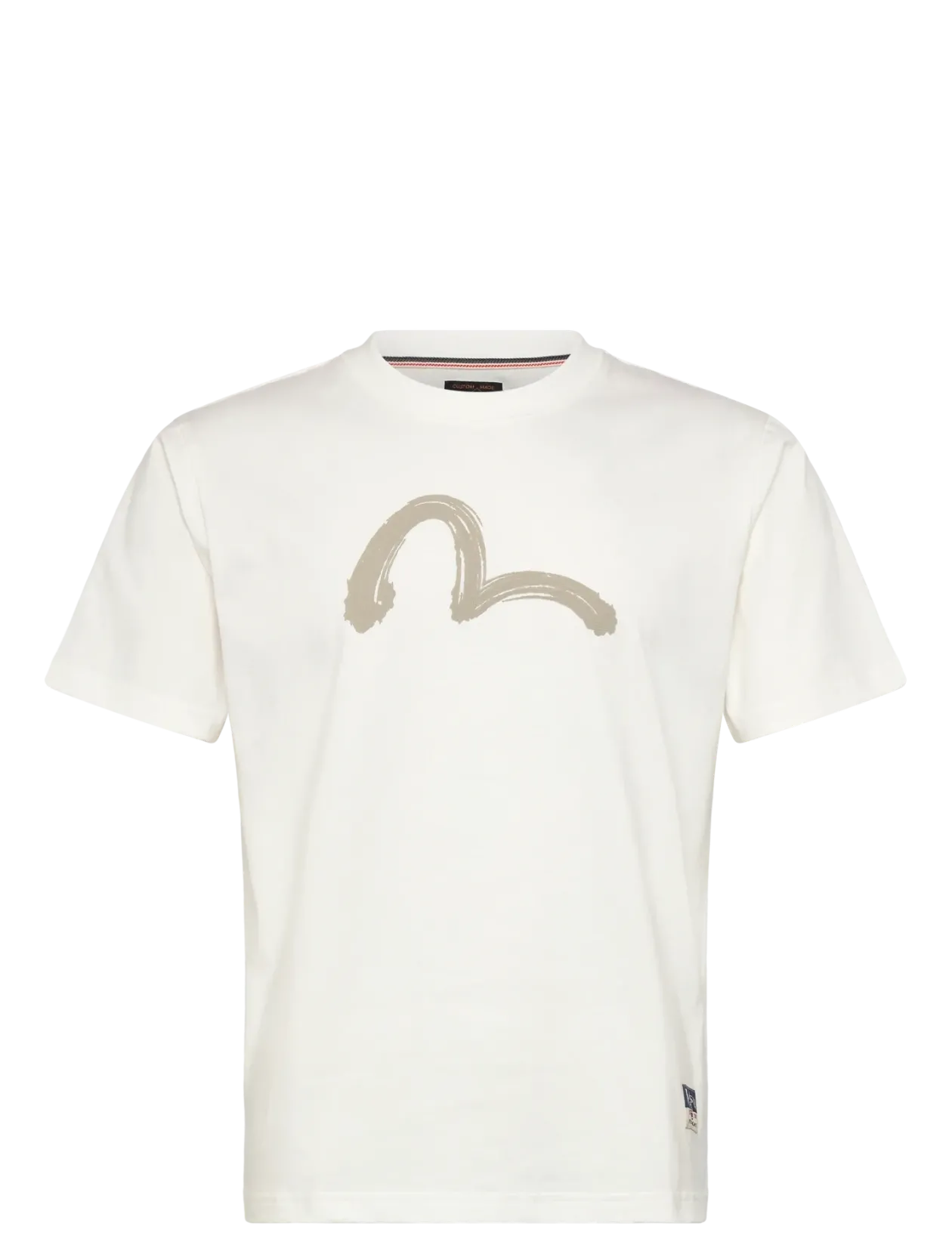 HAND BRUSH SEAGULL PRINTED SS TEE - T-Shirts