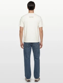 HAND BRUSH SEAGULL PRINTED SS TEE - T-Shirts