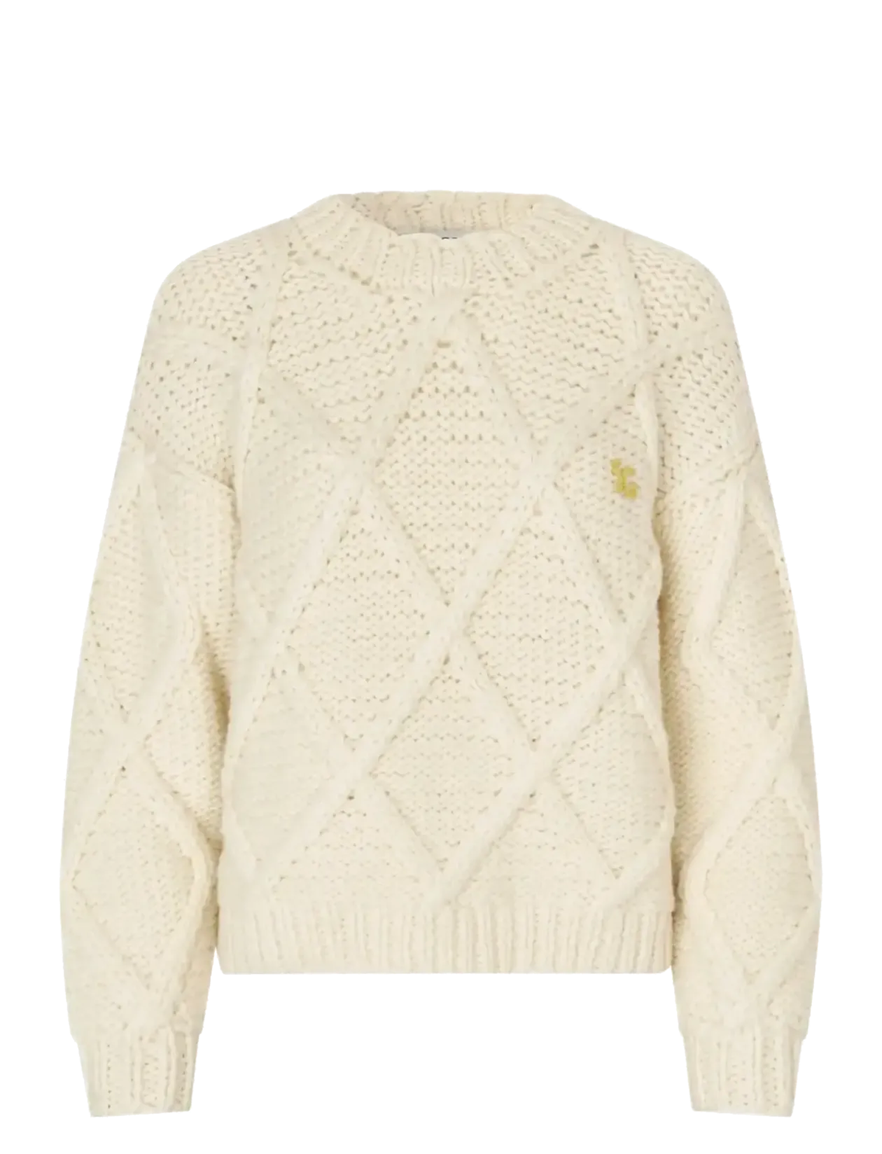 Handknit, Handknit Cable Sweater - Strik