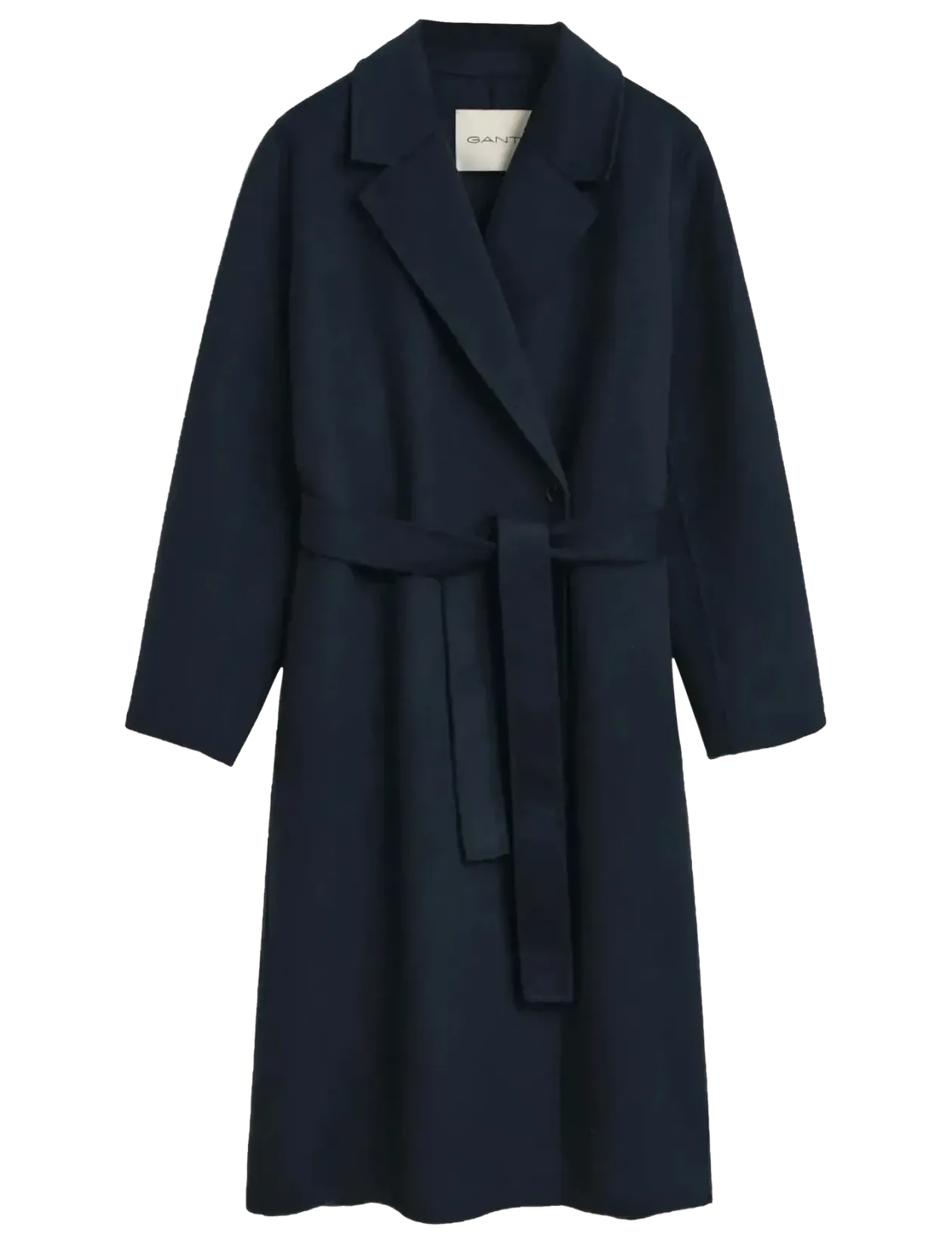 HANDSTITCHED BELTED COAT - Uldfrakker