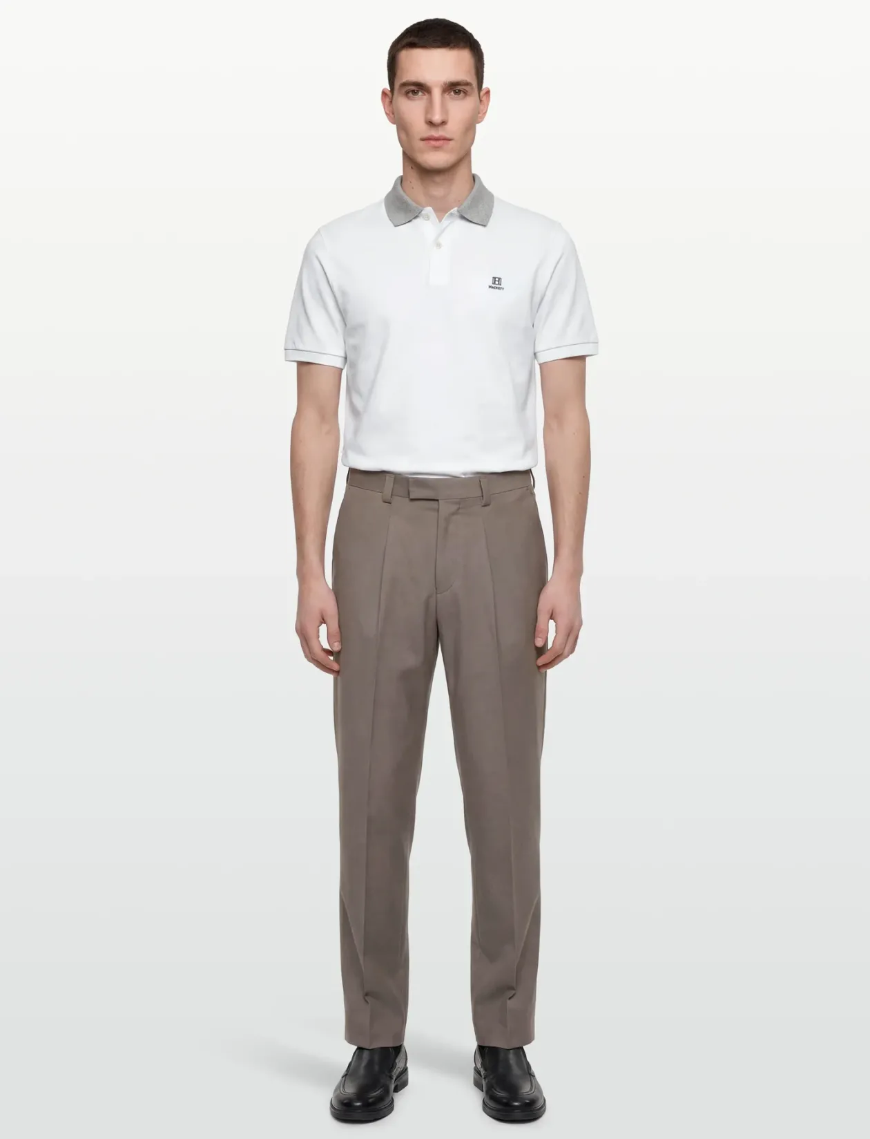 HERITAGE H STRIPE TRIM - Kortærmede