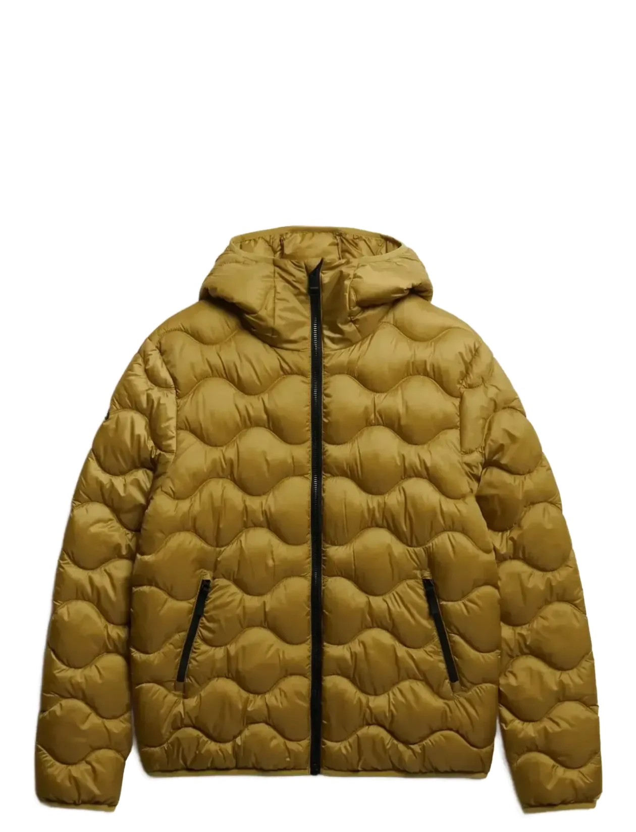HOODED QUILTED WAVE PADDED JKT - Dunjakker