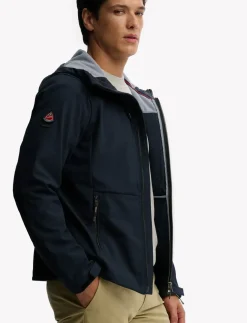 HOODED SOFTSHELL TREKKER JKT - Friluftsjakke