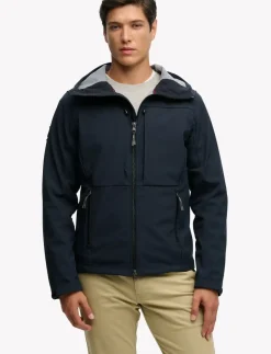 HOODED SOFTSHELL TREKKER JKT - Friluftsjakke