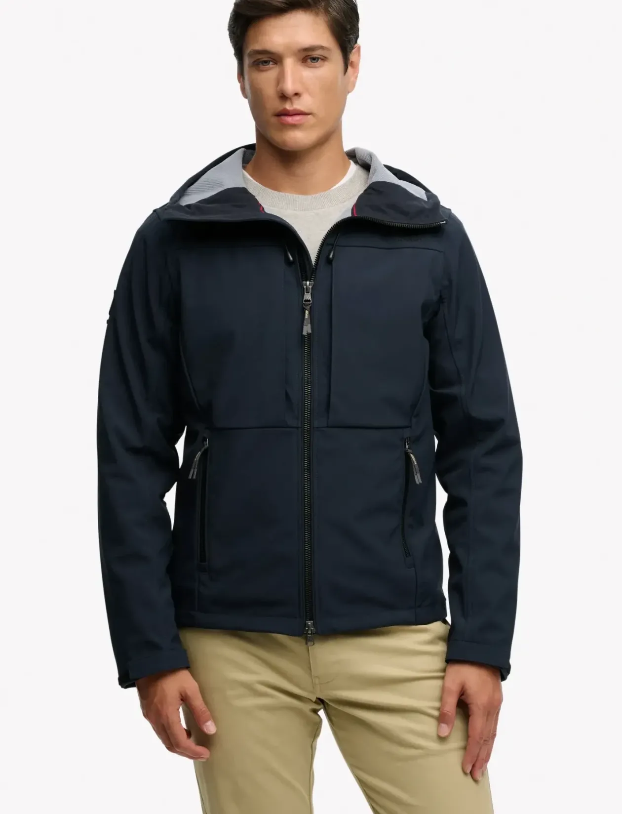 HOODED SOFTSHELL TREKKER JKT - Friluftsjakke