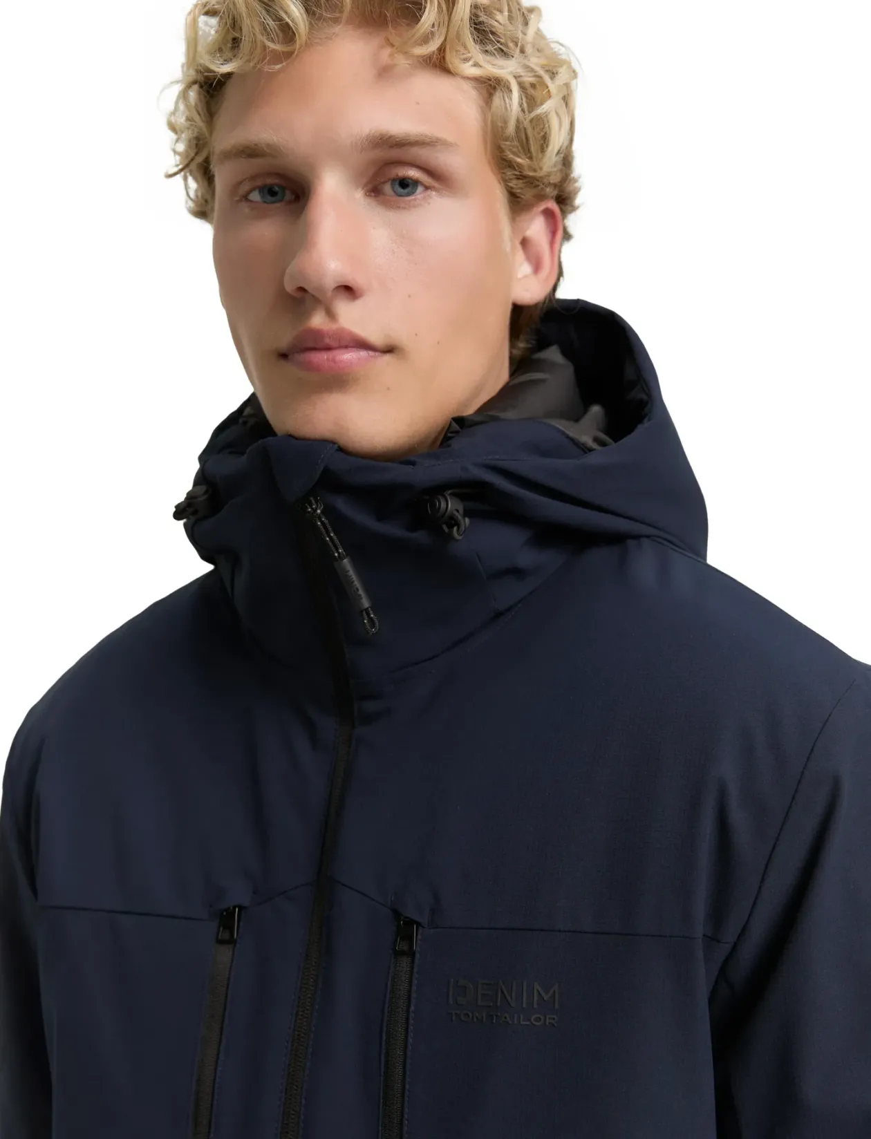 hooded technical jacket - Dunjakker