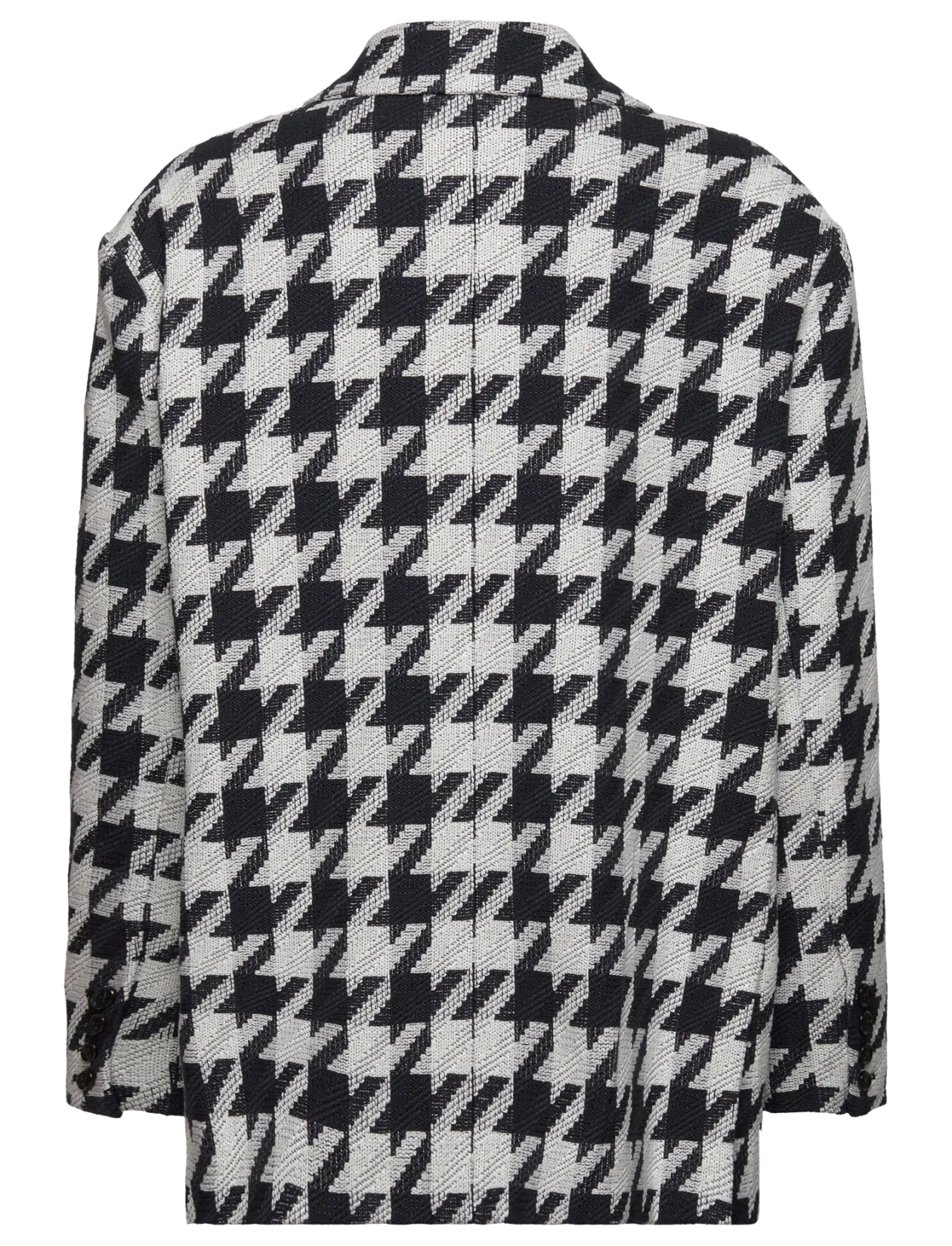 Houndtooth oversized blazer - Enkeltradede blazere