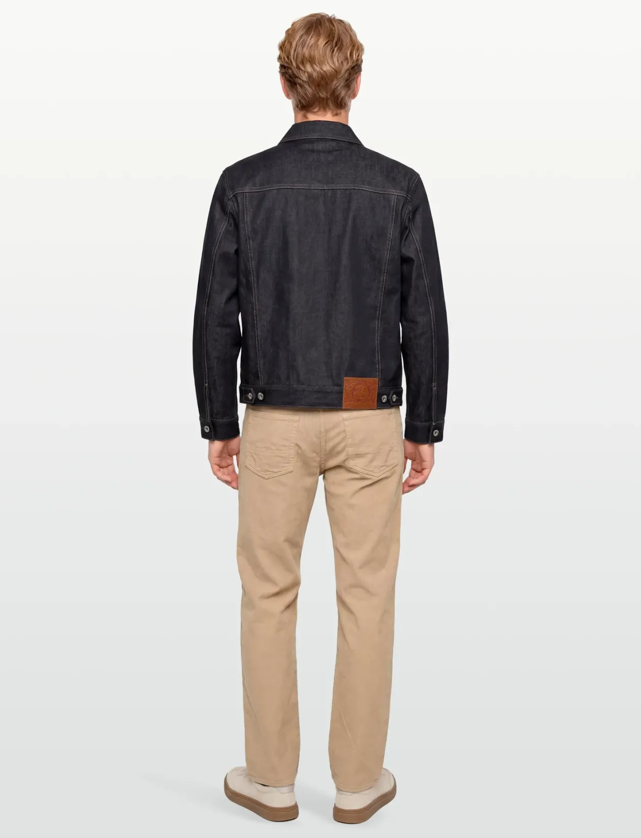HT, ECRU SEAGULL PRINTED DENIM JACKET - Uforede denimjakker