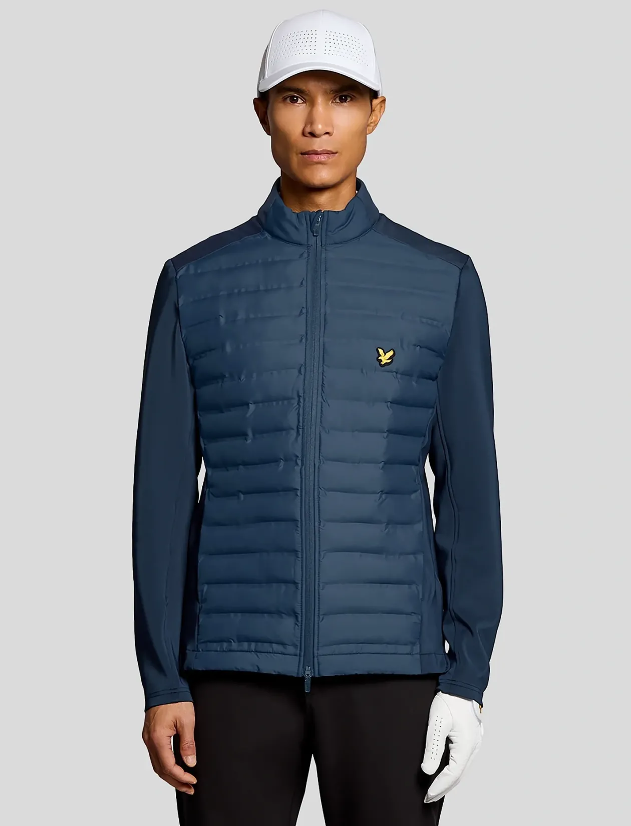 Hybrid Quilted Full Zip Golf Jacket - Golfjakker