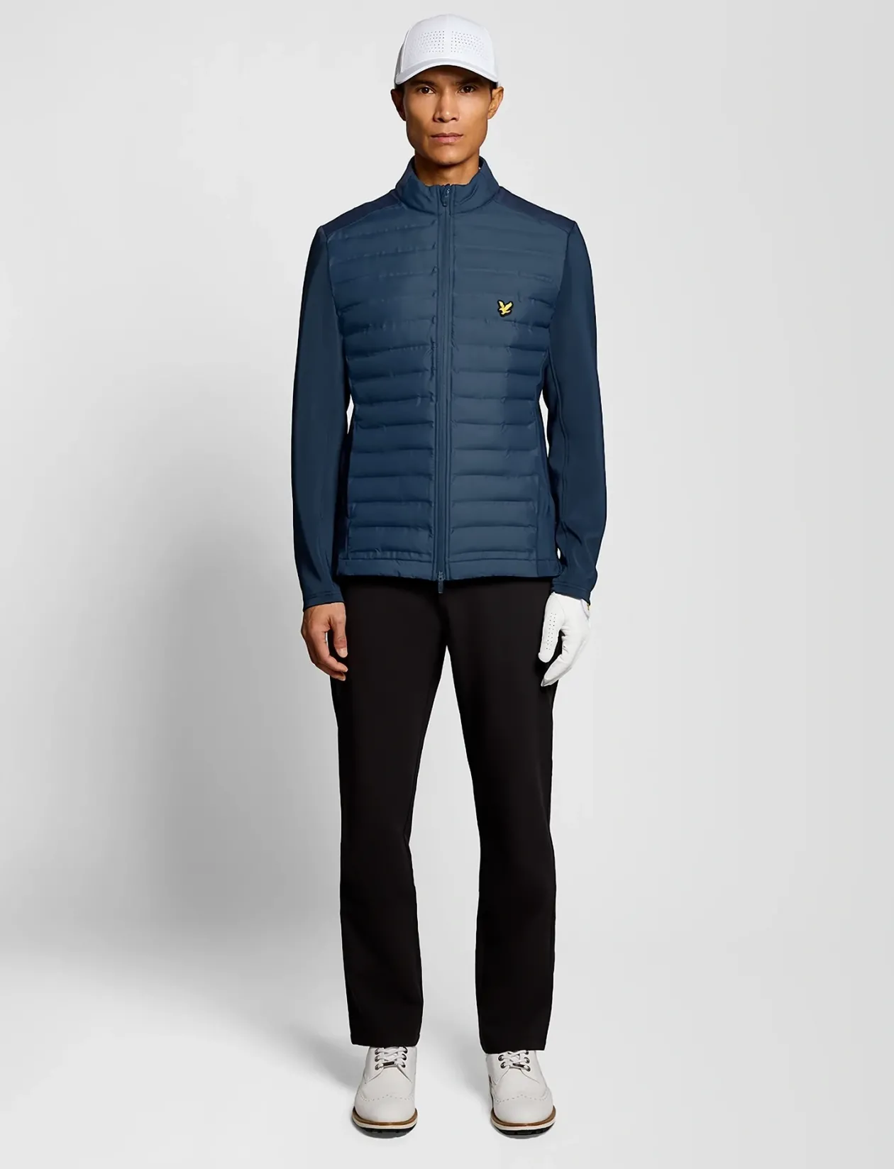 Hybrid Quilted Full Zip Golf Jacket - Golfjakker