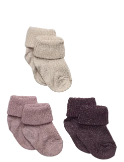 Ida glitter socks - 3-pack - Børn