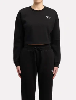 ID SMALL LOGO CROPPED FLEECE CREWNE - Sweatshirts