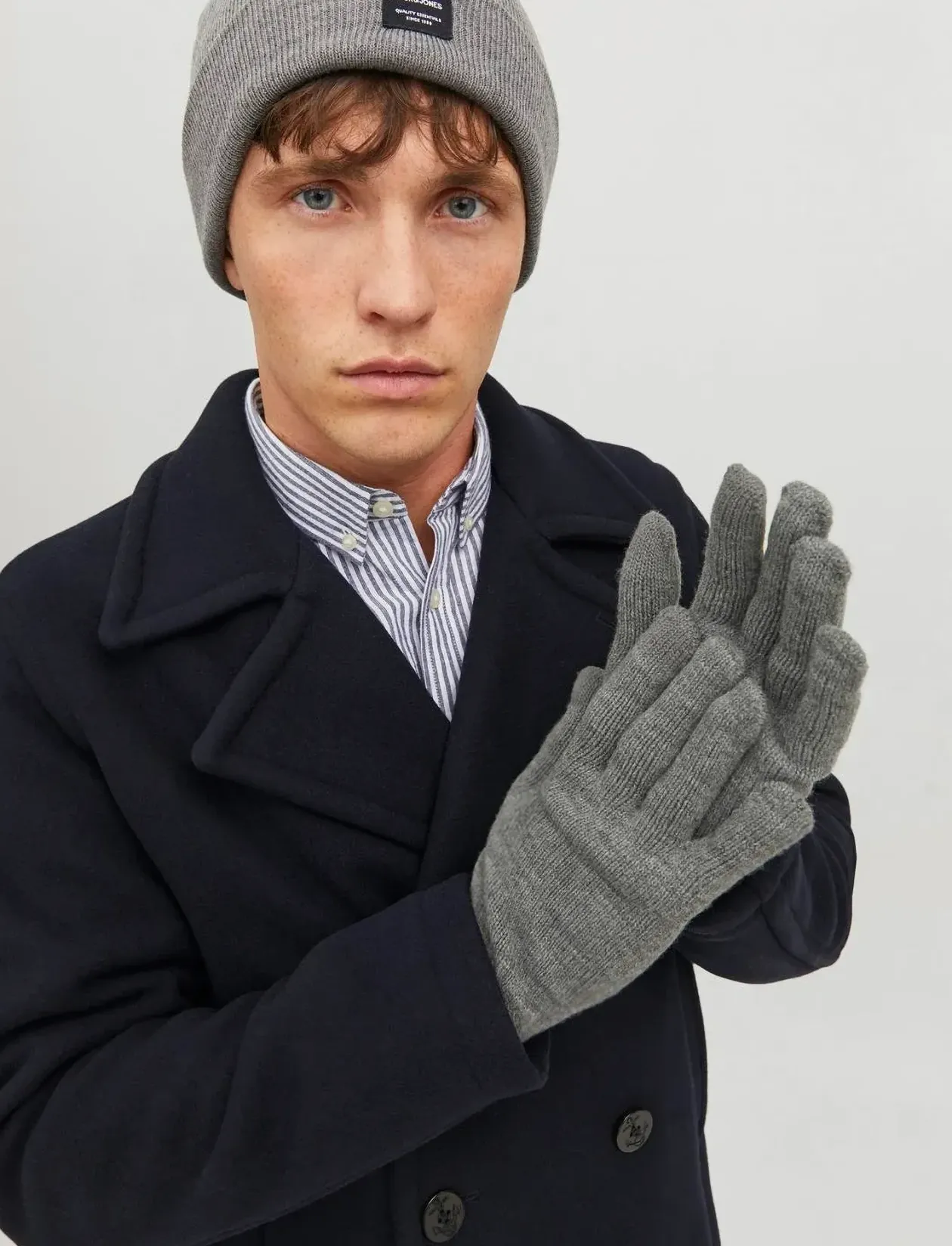 JACBARRY KNITTED GLOVES SN - Fingerhandsker