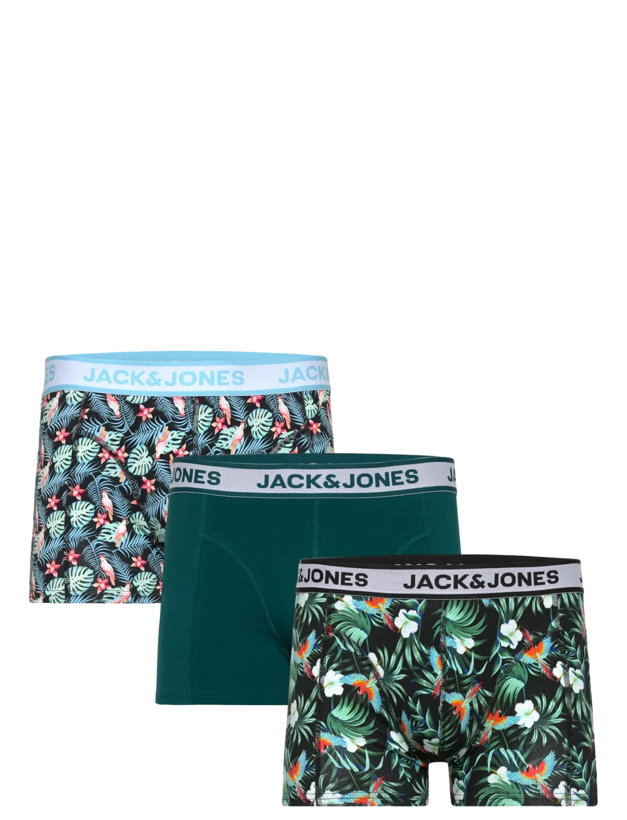 JACBIRD LEAVES TRUNKS 3 PACK - Boxershorts