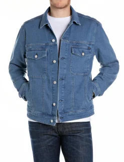 Jacket REGULAR Replay Basics - Forede denimjakker