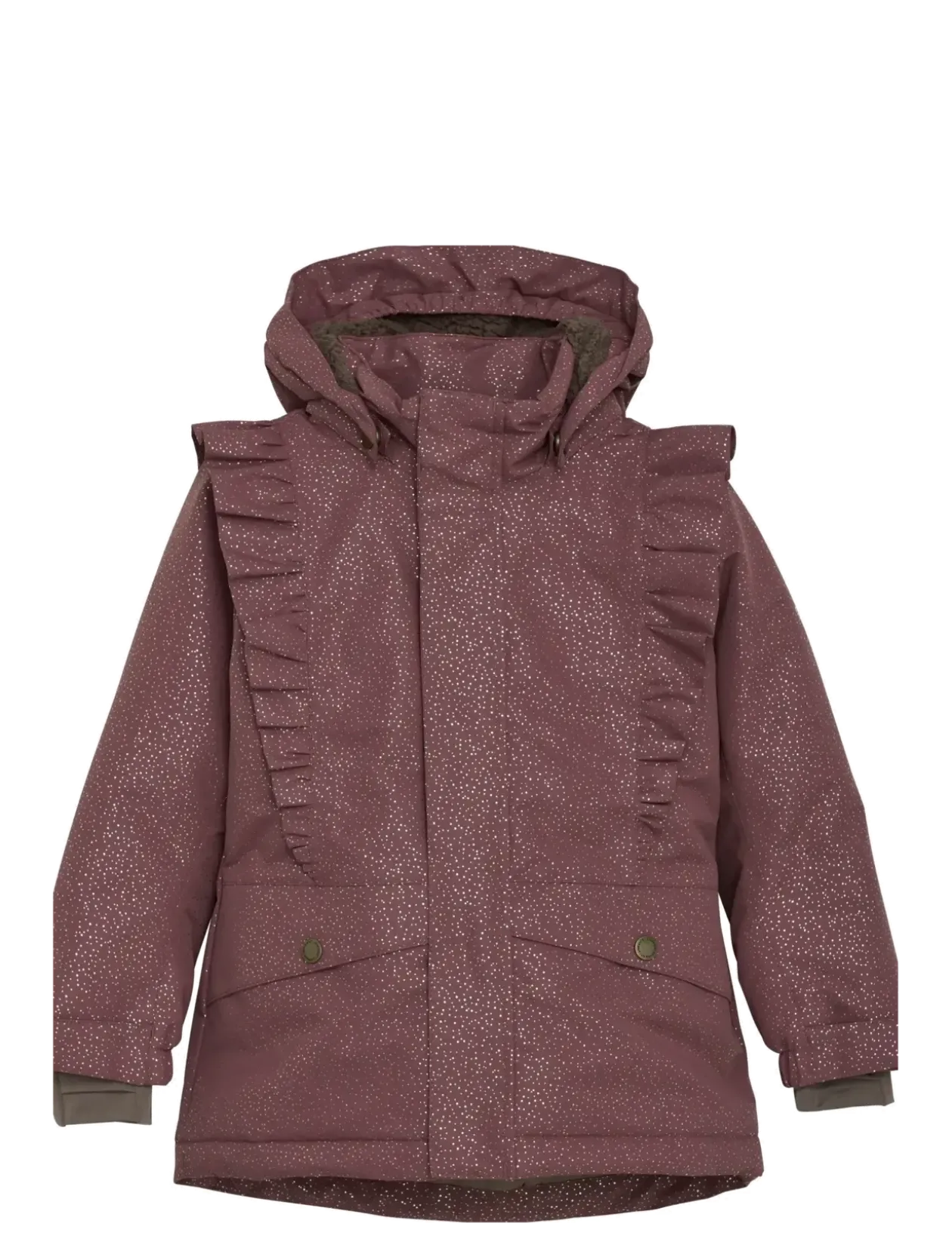 Jacket W. Frills AOP - Vinterjakker