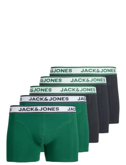 JACNOLAN SOLID TRUNKS 5 PACK JNR SN - Underbukser