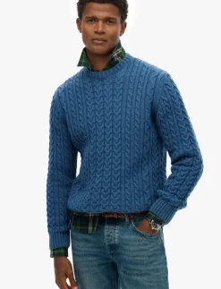 JACOB CABLE JUMPER - Rund hals