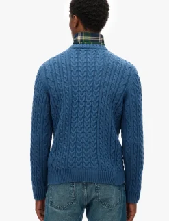 JACOB CABLE JUMPER - Rund hals