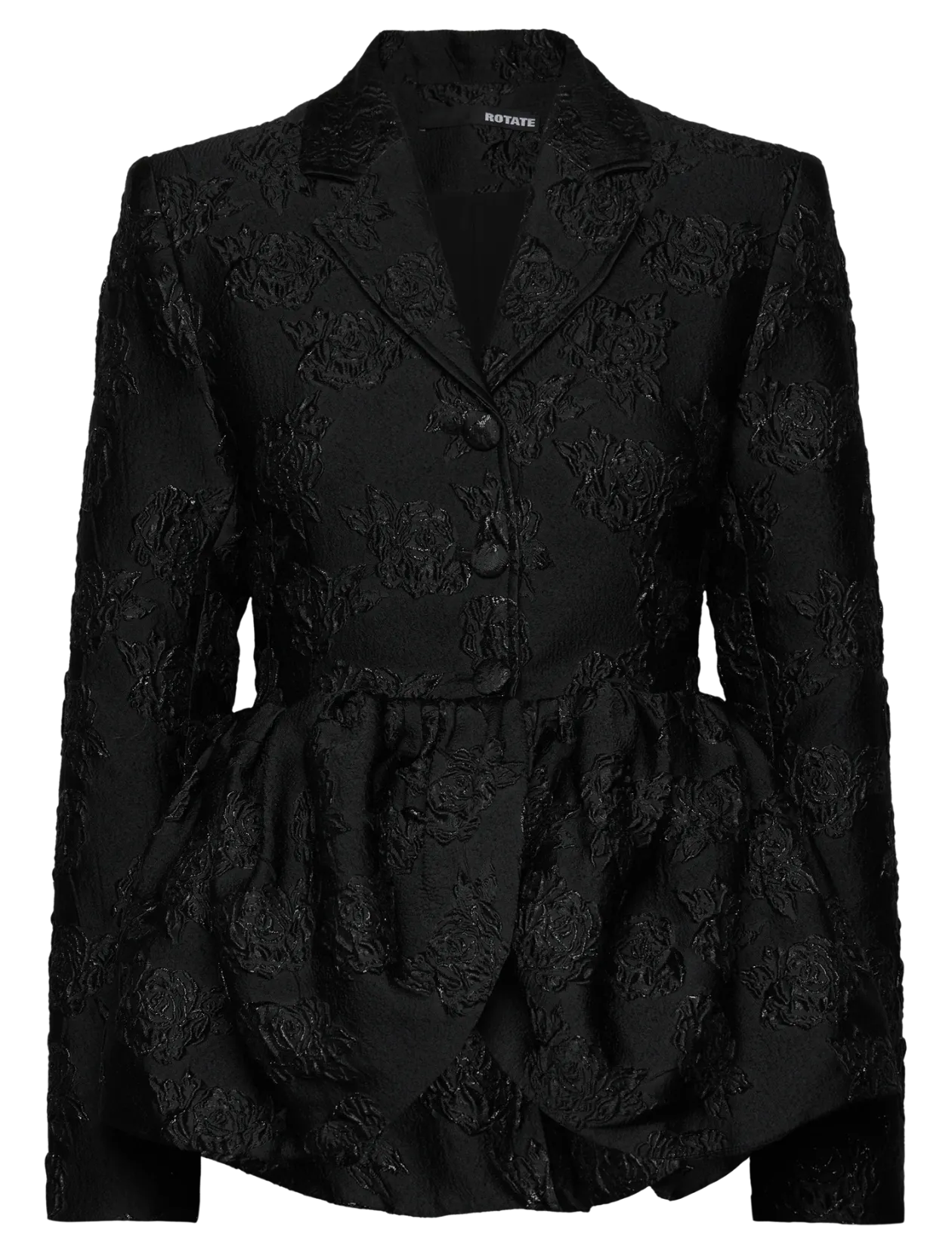 JACQUARD DRAPED BLAZER - Enkeltradede blazere